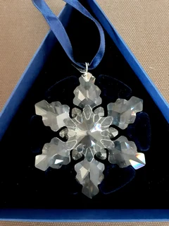 Swarovski Christmas ornament.