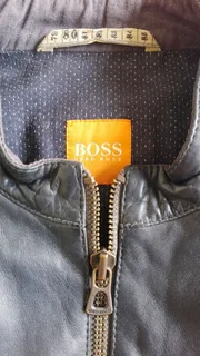 HUGO BOSS Leather Jacket For Sale!!!