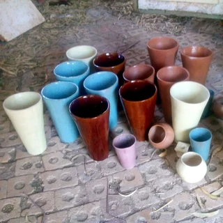 Pottery vases