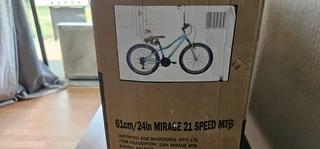 Raleigh 24&#34; Mirage 21 Speed MTB ( Brand new sealed )