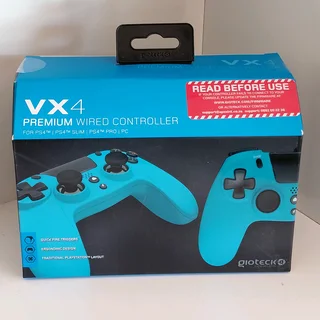 Giotech Vx-4 Wired PS4 Controller Blue