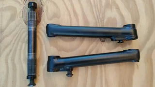 Snafu Mayweather lightweight bmx / dirt jump bike cranks