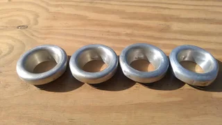 4x radiused bellmouth trumpets / velocity stacks