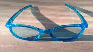 Vintage Oakley four s sunglasses - " transparent ice blue "