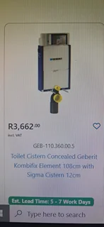 Geberit wall hung premium toilet set