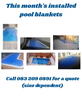 Diy Pool Cover - Thermal Pool Blanket - Sold R75 Per/m