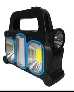 3-In-1 Portable Solar Powered Light With Charging Function