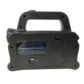 3-In-1 Portable Solar Powered Light With Charging Function