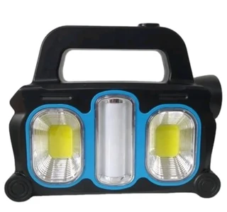 3-In-1 Portable Solar Powered Light With Charging Function