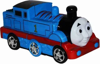 TRANSFORMER ROBOT THOMAS ENGINE BUMP N GO TRAIN FLASHING LIGHTS KIDS GIFT