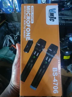 Vmic Universal Wireless Microphone - 2-in-1 VHF USB Receiver, Handheld Mic, 50m Range