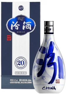 Chinese Baijiu 500ml - Fenjiu Qinghua Blue Flower 20 Years Old