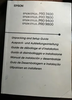 Large Format Epson Printer