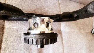 Simoni Racing Steering Wheel and Chrome Hub