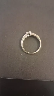 Engagement and wedding ring set