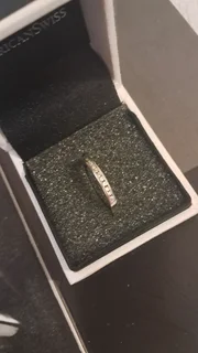 Engagement and wedding ring set