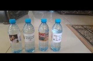 Bargain of the day.  500ml bottled water Plain &amp; Personalized