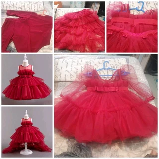 Babys red dress used only 1 time. 12 to 18 months