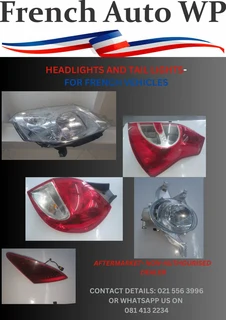 HEADLIGHTS AND TAIL LIGHTS