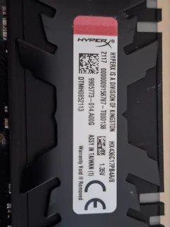 Kingston Hyper X Predator 2x8GB memory kit