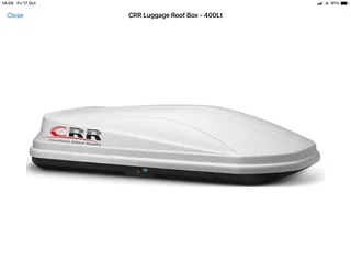 CRR Luggage Roof Box Model 9034 White