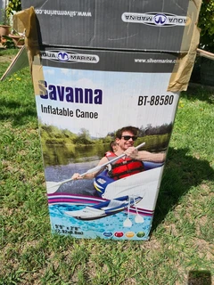 Inflatable canoe (almost new)