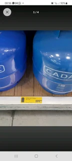 No. 10 Cadac gas cylinder,  almost new