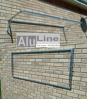 Aluminium Washing Lines - Wall Mounted