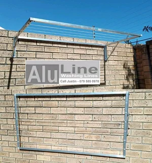 Aluminium Washing Lines - Fold Down