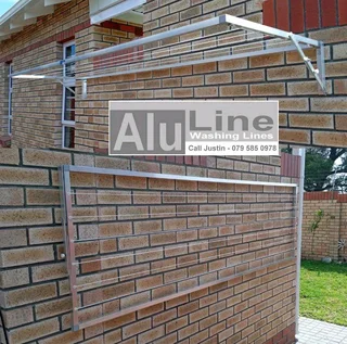 Aluminium Washing Lines - Fold Down