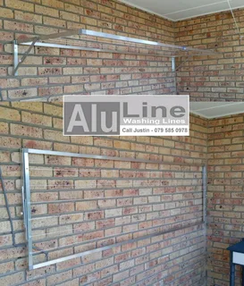 Aluminium Washing  Lines - Fold Down