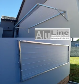Aluminium  Washing Lines - Fold Down