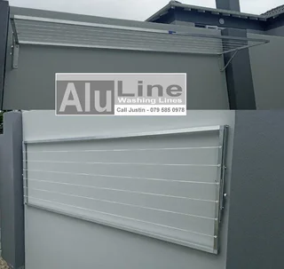 Aluminium  Washing Lines - Fold Down