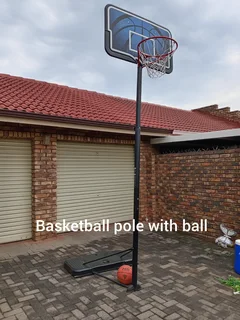 Basketball pole
