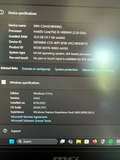 MSI LAPTOP BEAST OF A MACHINE