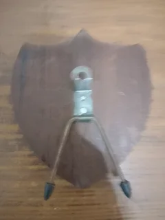 SA Army Christmas 1978 border duty souvenir brass crest on wood