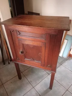 Antique wooden table cupboard