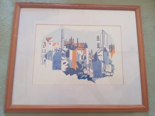 Slices of Robin Hoods Bay, Gouache ,Artist: Valerie Shepherd