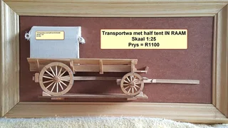 Oxwagen - transport wagon in frame