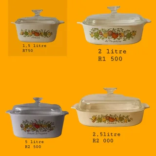 Vintage Corningware. &#34;spice Of Life Range&#34;
