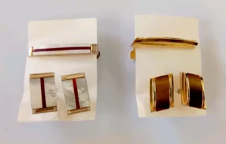 Tie Pin And Cufflinks Sets: R200/set