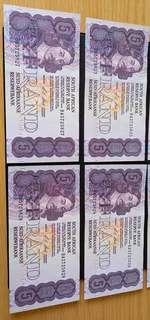 COLLECTABLES: S A. BANK NOTES: R5 × 8 NOTES: UNCIRCULATED: CONSECUTIVE SERIAL NUMBERS