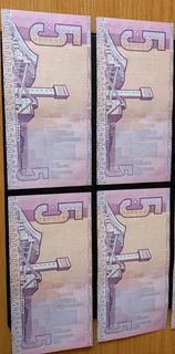 COLLECTABLES: S A. BANK NOTES: R5 × 8 NOTES: UNCIRCULATED: CONSECUTIVE SERIAL NUMBERS