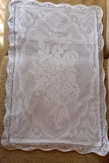 Six, pure white cotton, hand embroidered pillowcases with a beautiful floral design.