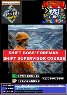Competent B &amp; A/ Crane operators/ Loco driver/ Foreman course/ Superlink truck/ Rigging training