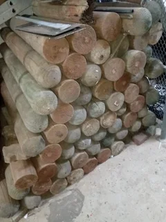 Treated Wooden Post For Fencing