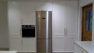 Spraying of bedroom and kitchen cupboard doors etc