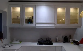 Spraying of bedroom and kitchen cupboard doors etc