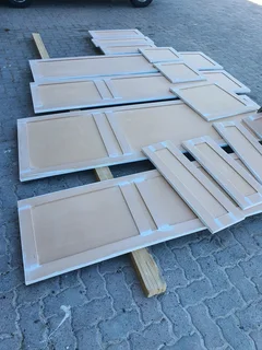 Spraying of bedroom and kitchen cupboard doors etc