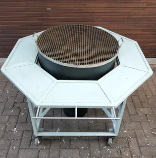Movable Mild Steel Grid Braai (Wood/Coal)
